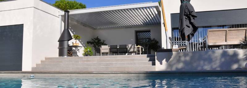 pergola aluminium adossée à Balma