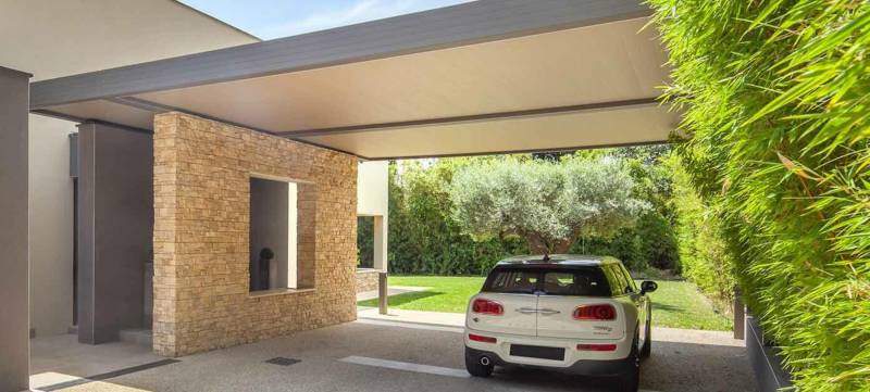 Carport aluminium moderne design