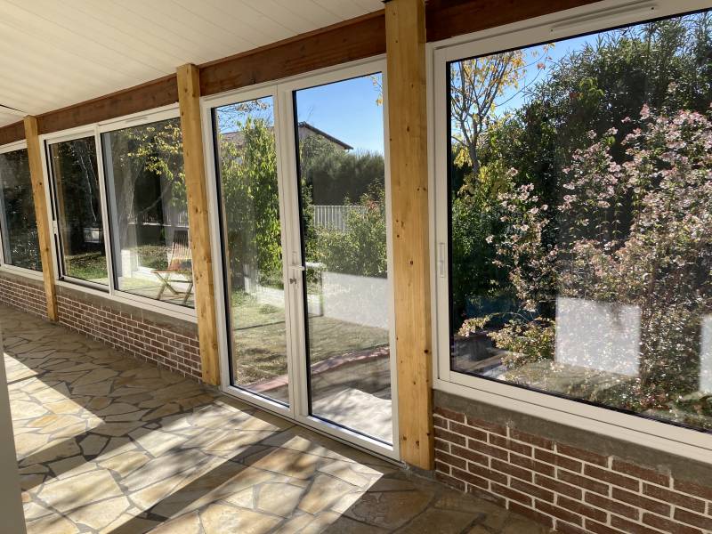 Fermeture de terrasse à Toulouse