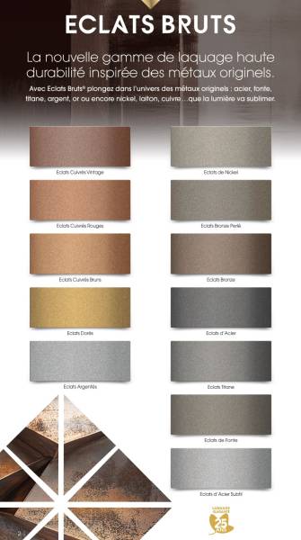 Nouveaux coloris thermolaquage tendance 2026 