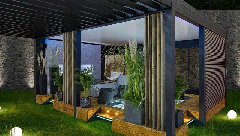 Gazebo PROFILS SYSTEMES à LABEGE