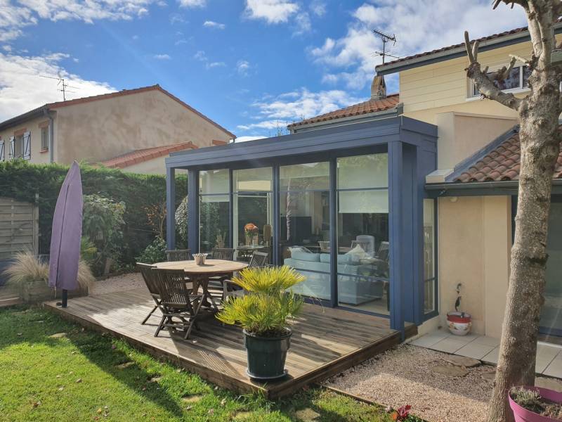 Véranda toiture plate VARIALU à TOURNEFEUILLE