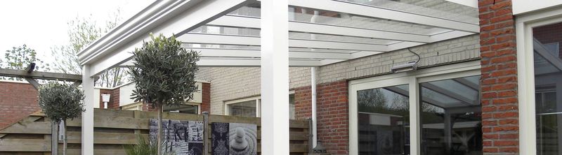 Pergola toit fixe transparent